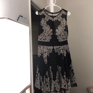 Karen Millen Sweetheart / Sheer Dress